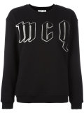 embroidered logo sweatshirt 