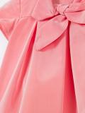 bow ribbon pleated dress