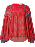 'Minou' folk print blouse