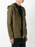 hooded coat