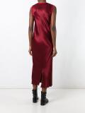 bias cut satin dress