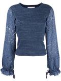 broderie anglaise sleebe blouse