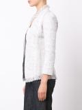 fringed detailing fit blazer