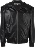 zipped hood jacket 