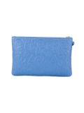 large embossed logo clutch