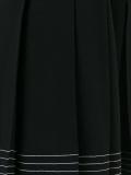 pleated hem pants