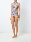 panelled swimsuit