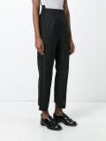 tailored cropped trousers