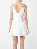 v-neck short dress