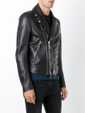 double zip biker jacket