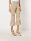 cropped knit trousers