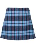 checked mini skirt 