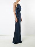 halter-neck long dress 