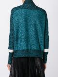 glittery zipped cardigan