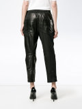 leather patch trousers
