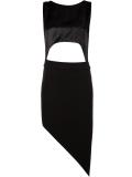 sleeveless cut-out dress