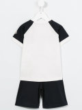 logo print short set 