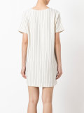 pinstripe shift dress 