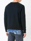 layered detail sweatshirt
