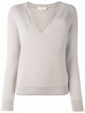 V-neck knitted top