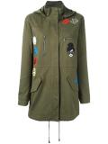 hooded military jacket 
