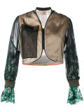 cropped bomber jacket