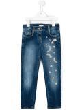 embroidered star jeans