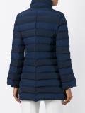 zipped padded coat