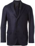 textured notched lapels blazer