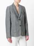 stoned pin striped blazer 