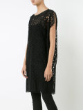 long lace detail top
