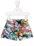 printed swim shorts 