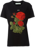 printed rose T-shirt