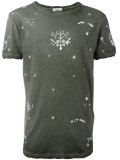 linear print t-shirt