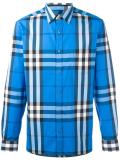 checked print shirt