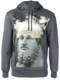 modernist blocking hooded sweatshirt