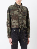 camouflage cropped jacket 