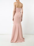 long ruffle detail dress 