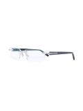 rimless glasses