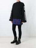 flared sleeved sweatshirt