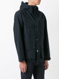 button up hooded jacket 