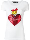 sequinned heart T-shirt