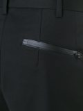 垮裤设计九分西裤