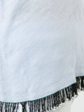 beaded fray tank top