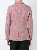 printed double breasted jacket
