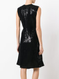 Abito sequin flared dress