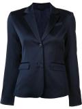 satin effect fitted jacket