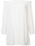 off-shoulders shift dress