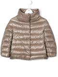 hooded down jacket
