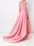 one shoulder gown 